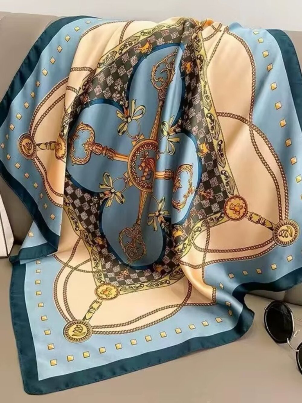 Satin Hair Scarf Soft Head Wrap for Styling and Hair Protection